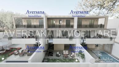 Villa a schiera moderna con porticato