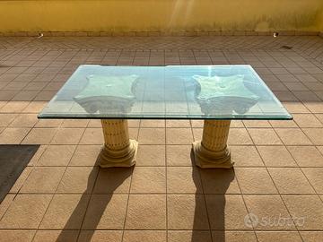 Tavolo e Cosolle in Vetro