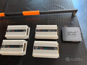 Amplificatore zapco Hold School + dsp