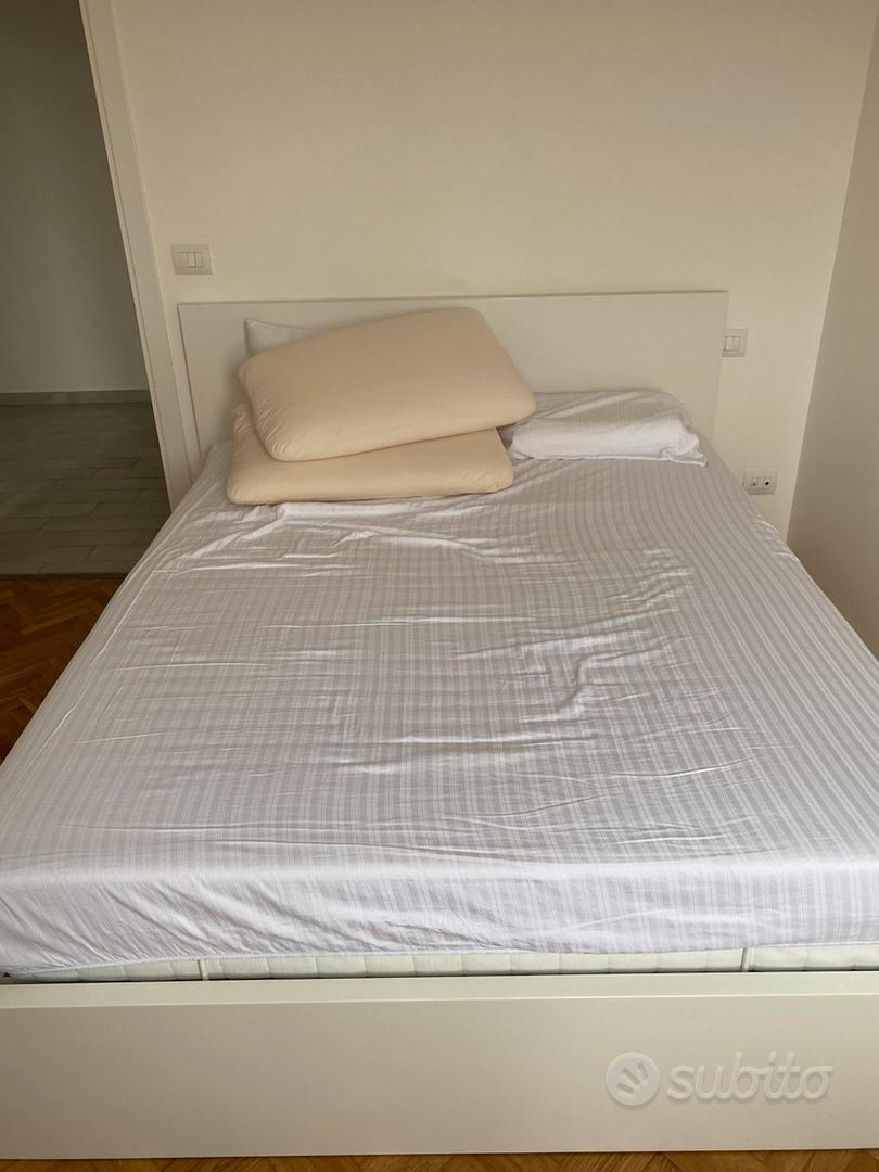 Letto Ikea contenitore Malm + Materasso Anneland - Arredamento e Casalinghi  In vendita a Roma