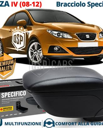 Bracciolo SPECIFICO Per Seat Ibiza 08-12 PELLE-PU