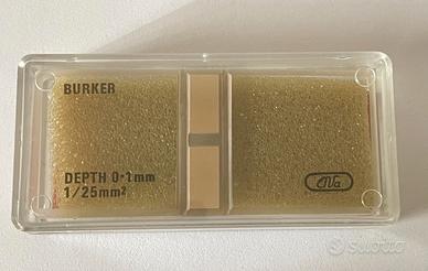 Camera di Bürker - vetrino per conteggio cellule