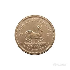 KRUGERRAND 2024 1/10 OZ ORO PURO 999,9 