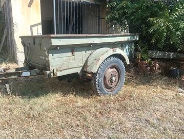 rimorchio carrello carro militare esercito
