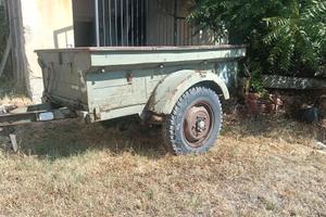 rimorchio carrello carro militare esercito