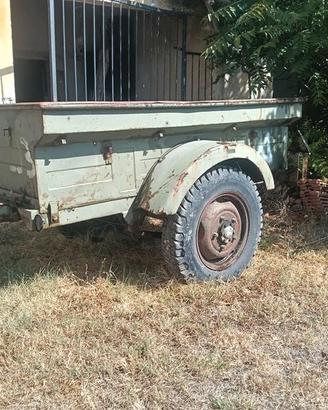 rimorchio carrello carro militare esercito