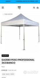 GAZEBO GRANDE PESCI 3x3