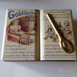 Scatola Riccioli d'oro e i tre Orsi Vintage 