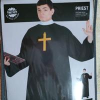 Costume da prete per Halloween o carnevale