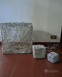 Lampade d'arredo a forma di Cubo