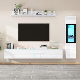 Arredo soggiorno completo: Parete attrezzata LED