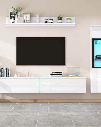 Arredo soggiorno completo: Parete attrezzata LED