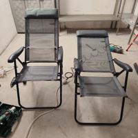 Sedie campeggio reclinabili