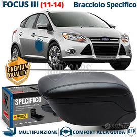 Bracciolo Per Ford Focus 3 SPECIFICO in PELLE-PU