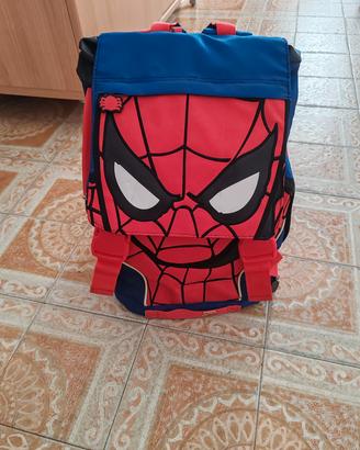 ZAINO SPIDERMAN GRANDE COME NUOVO