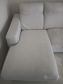 Divano 3 posti con chaise longue