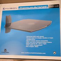 Mensola in vetro temperato ad angolo DVD console