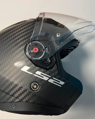 Casco jet LS2 modello Infinity 2 Carbon.