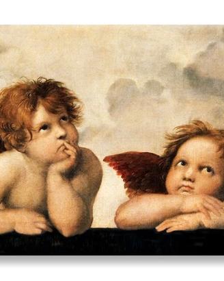 Quadro in tela angeli Raffaello