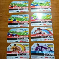 Schede telefoniche dei panini anno 97/98 98/99