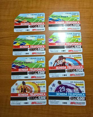 Schede telefoniche dei panini anno 97/98 98/99