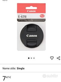 Cappuccio obbiettivo Canon