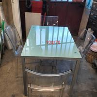 tavolo in vetro  allungabile della Bontempi