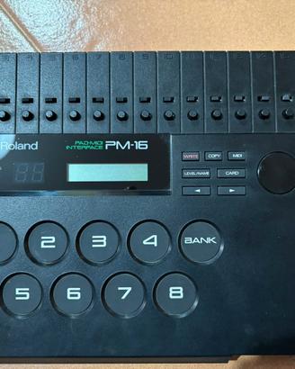 roland  pad midi interface PM16