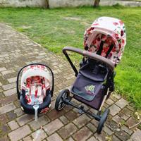 Base con ovetto e passeggino Cybex platinum priam