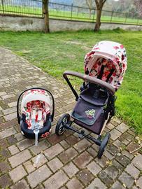 Base con ovetto e passeggino Cybex platinum priam