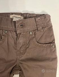 Pantalone Burberry neonato 3/6 mesi