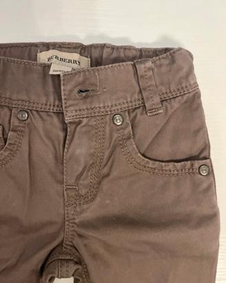 Pantalone Burberry neonato 3/6 mesi