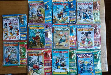 Topolino + 11 Statuine Gold - Collezione completa 