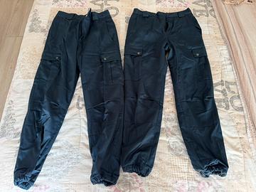 SET 2x Pantaloni Cargo Lavoro Invernali imbottiti