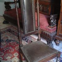 Sedie trono in legno