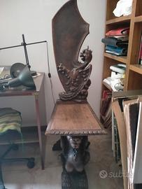 due sedie rinascimentali