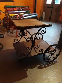 Carrello portavivande vintage