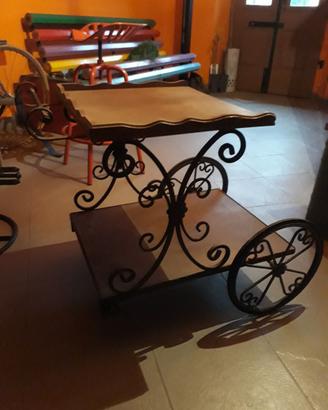 Carrello portavivande vintage