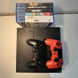 Ps4 500GB, 2 controller, 6 giochi