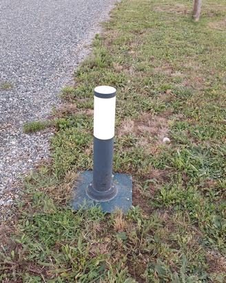 Lampioncini alluminio h45 + piastra + picchetto