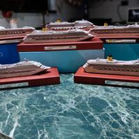 Flotta completa della Costa crociere