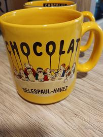 2 tazze francesi cioccolata calda