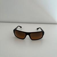 Occhiali unisex stile Persol montatura nera casual