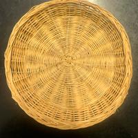 Cestino paglia rotondo