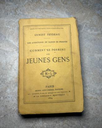 Libro antico Ernest Feydeau Aventurea du Baron