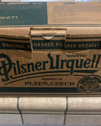 Set di 6 boccali di birra ceca Pilsner Urquell