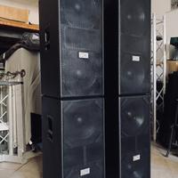 Impianto audio attivo Montarbo Tank 241A + 24SA