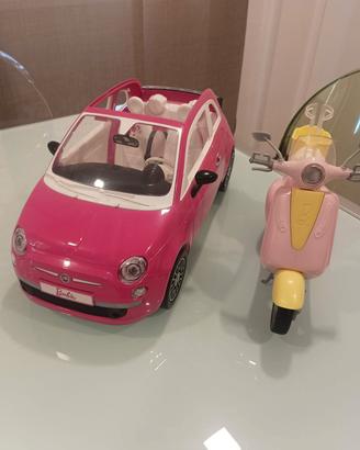 Vespa e cinquecento Barbie 