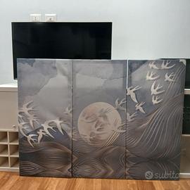 Quadro su tela Swallow flight, multicolore 150x100