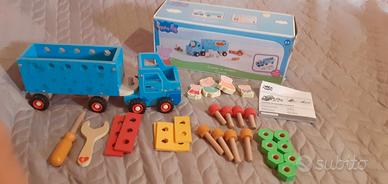 Camion Peppa Pig legno#giochididattici#